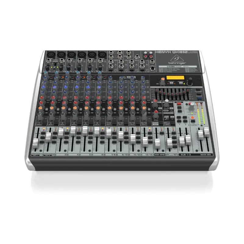 Behringer XENYX QX1832USB Analog Mixer with Wireless Option and USB/Audio Interface - Image 3