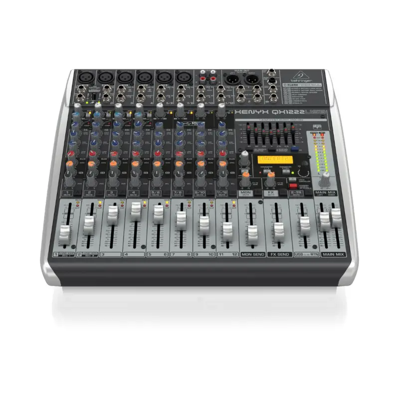 Behringer XENYX QX1222USB Analog Mixer with Wireless Option