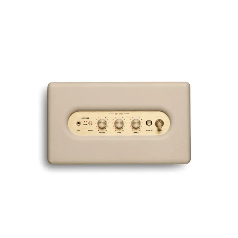 Marshall Acton III Wireless Stereo Speaker - (Cream) - Image 4