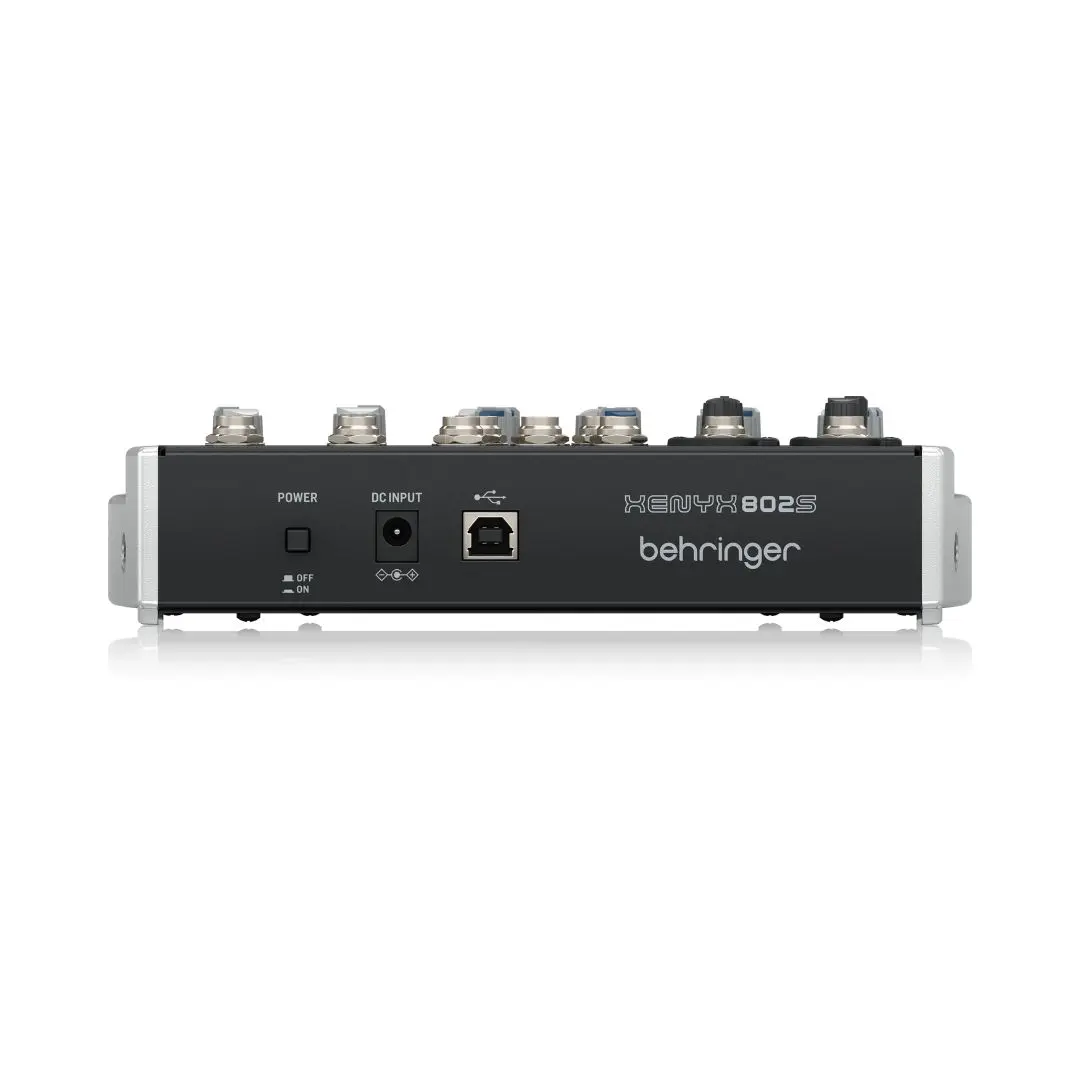 Behringer XENYX 802S Premium Analog 8-Input Mixer with USB Streaming Interface - Image 4