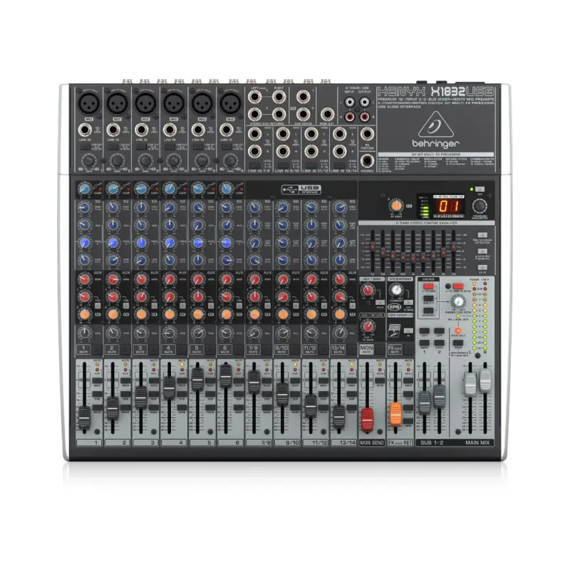 Behringer XENYX X1832USB Analog Mixer with Multi-FX Processor and USB/Audio Interface - Image 5
