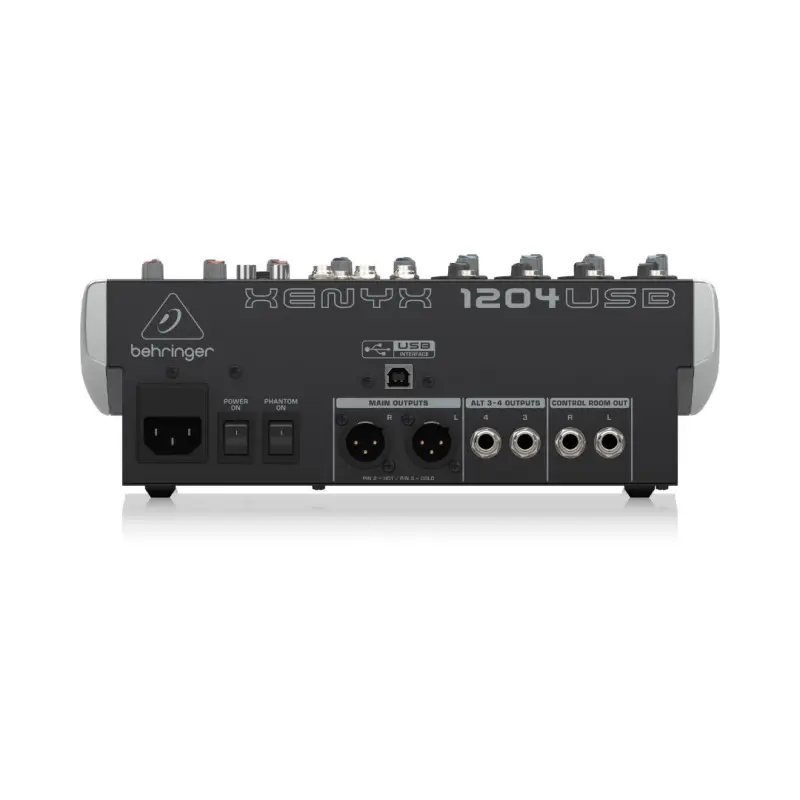 Behringer XENYX 1204USB Premium 12-Input 2/2-Bus Mixer with USB/Audio Interface - Image 6
