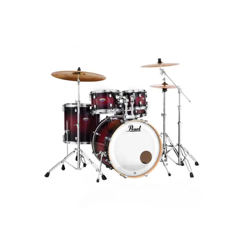Pearl Decade Maple 5-Piece Shell Pack (Gloss Deep Red Finish)