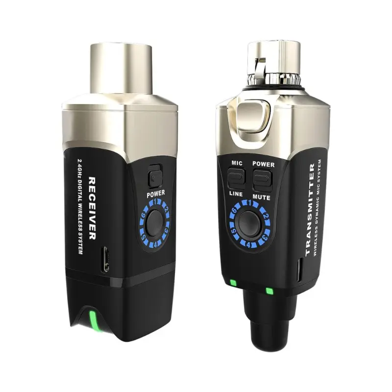 Xvive U3 Digital Wireless Microphone Dynamic System - (Black)