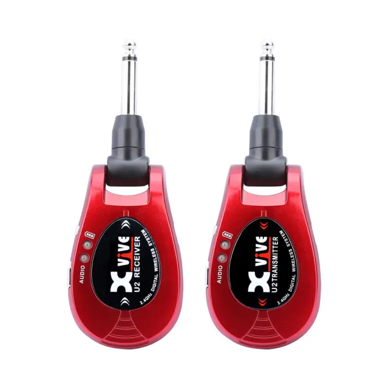 Xvive U2 Digital Wireless Electric Guitar System - (Red)