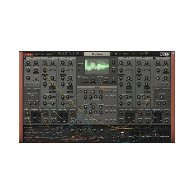 U-he Bazille Digital Modular Synthesizer Plug-in - Digital Delivery