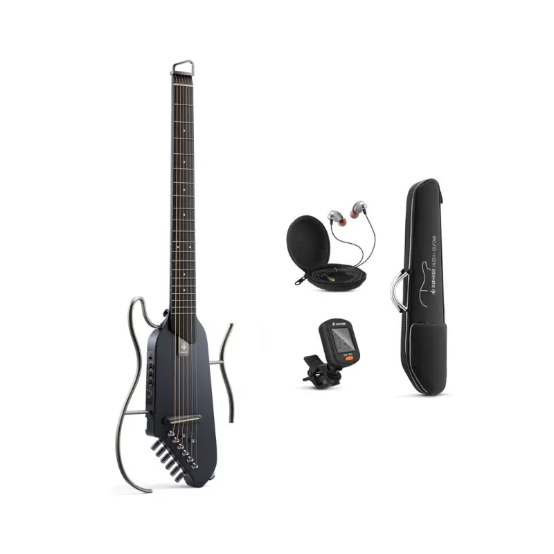 Donner HUSH-I Acoustic Guitar Kit  - (Maple Black)