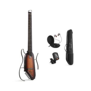 Donner HUSH-I Acoustic Guitar Kit - (Mahogany Sunburst)