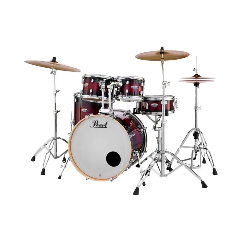 Pearl Decade Maple 5-Piece Shell Pack (Gloss Deep Red Finish) - Image 2