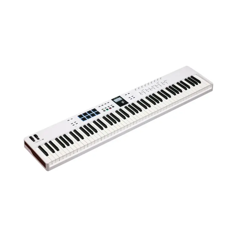 Arturia Keylab Essential 88 MK3 MIDI Keyboard Controller (White) - Image 2