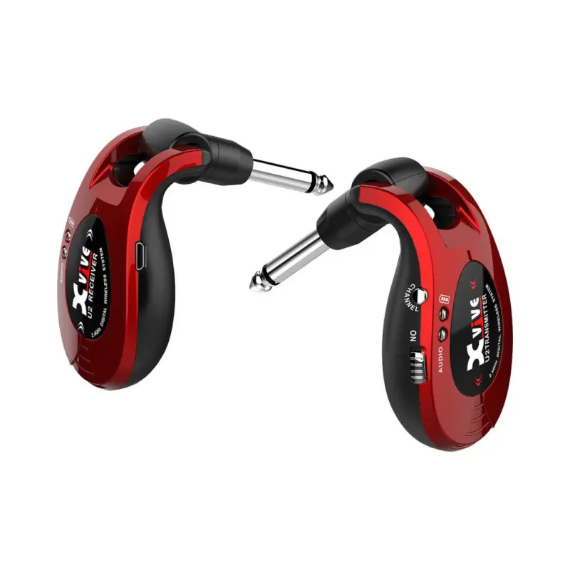 Xvive U2 Digital Wireless Electric Guitar System - (Red) - Image 2