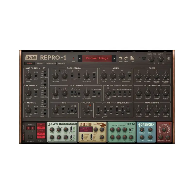 U-he Repro 1 Analog Synthesizer Plug-in - Digital Delivery - Image 2