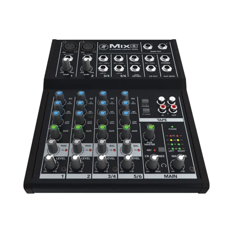 Mackie Mix8 Compact 8 Channel Compact Analog Mixer - Image 3
