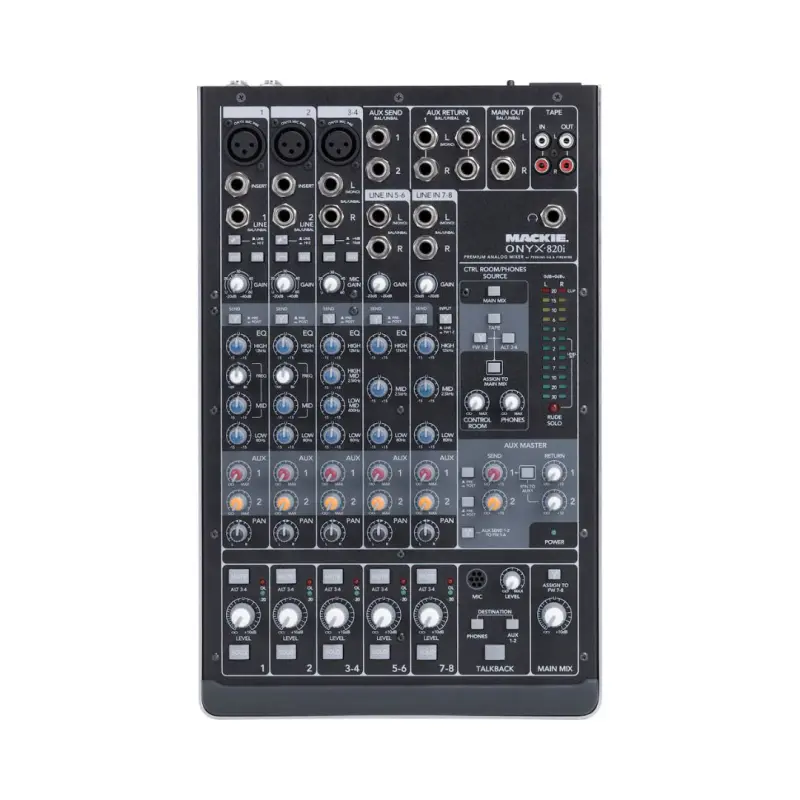 Mackie Onyx 820i 8 Channel Firewire Recording Analog Mixer - Image 3