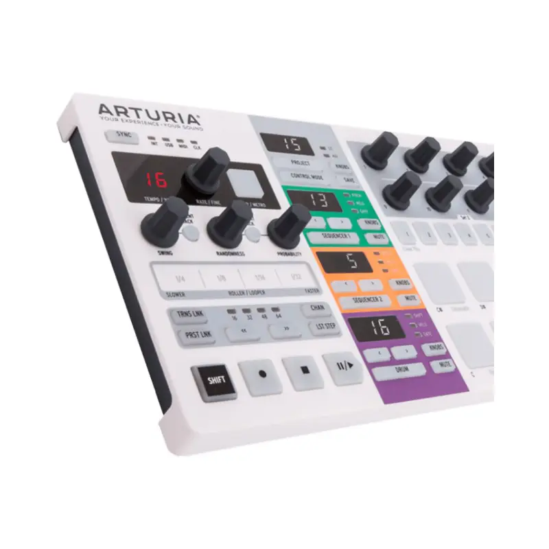Arturia Beatstep Pro MIDI/Analog Controller and Sequencer (White) - Image 3