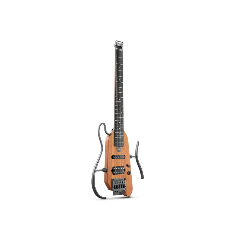 Donner HUSH-X Electric Guitar - (Natural) - Image 3