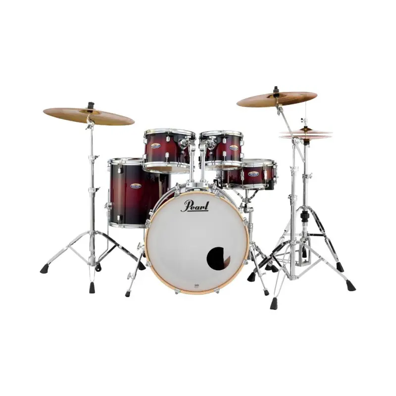 Pearl Decade Maple 5-Piece Shell Pack (Gloss Deep Red Finish) - Image 3
