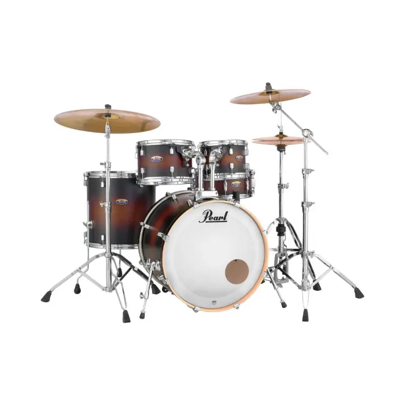 Pearl Decade Maple 5-Piece Shell Pack (Satin Brown Burst Finish) - Image 3