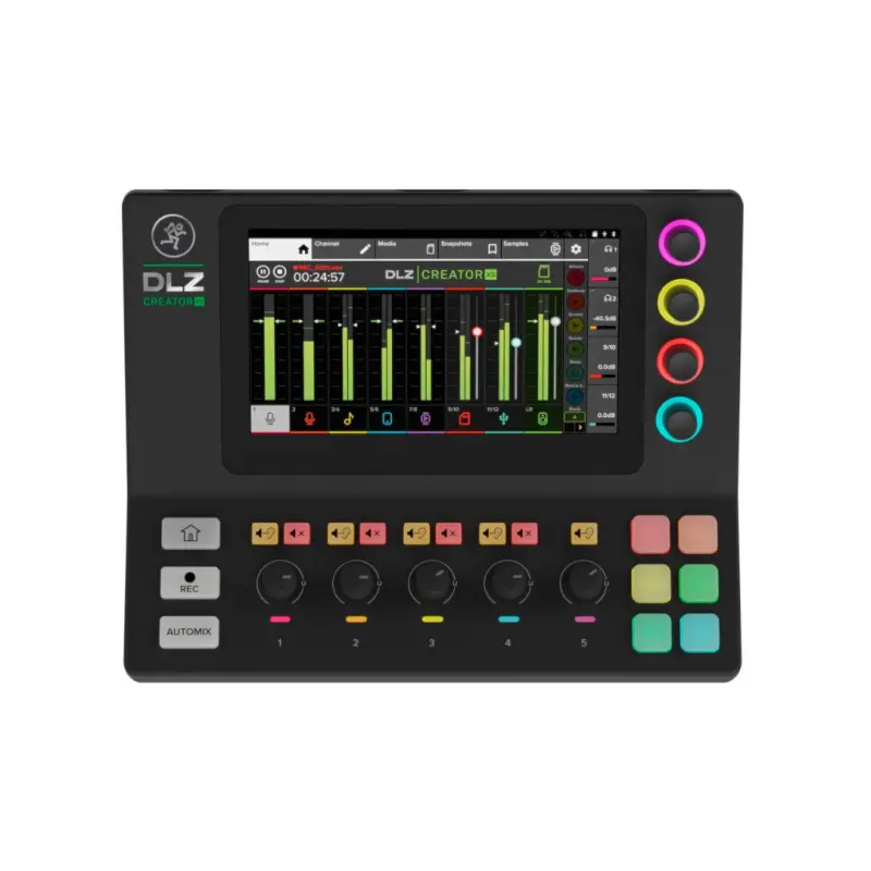 Mackie DLZ Creator XS Compact Adaptive Digital Streaming Mixer - Image 3