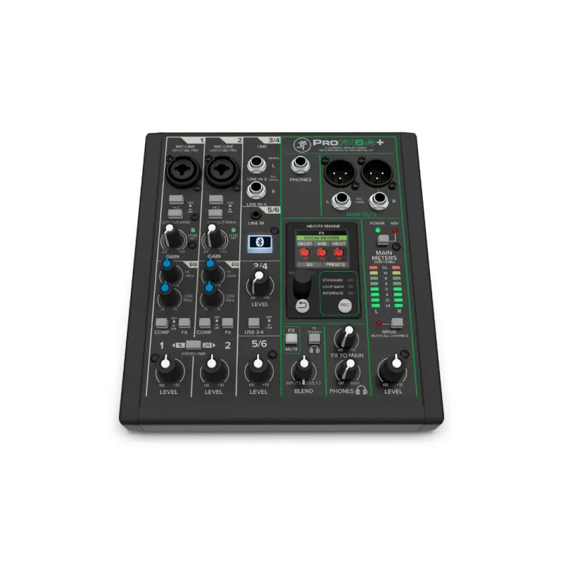 Mackie ProFX6v3+ 6-Channel Analog Mixer with Enhanced FX - Image 3
