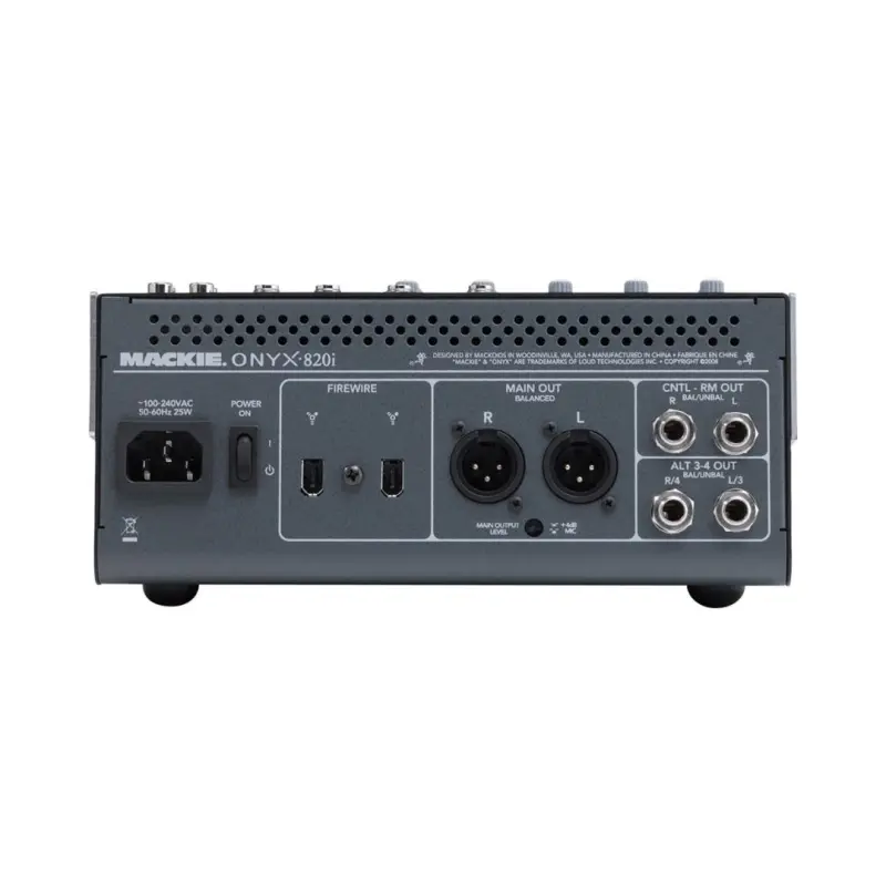Mackie Onyx 820i 8 Channel Firewire Recording Analog Mixer - Image 4