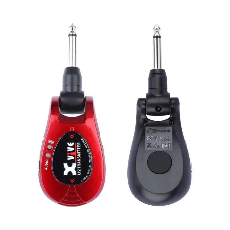 Xvive U2 Digital Wireless Electric Guitar System - (Red) - Image 4