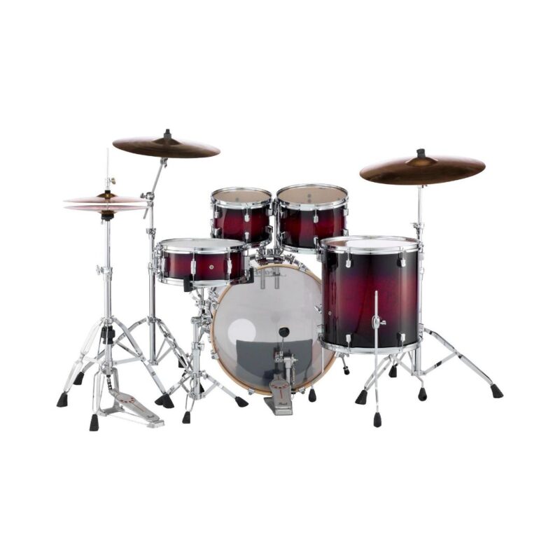 Pearl Decade Maple 5-Piece Shell Pack (Gloss Deep Red Finish) - Image 4