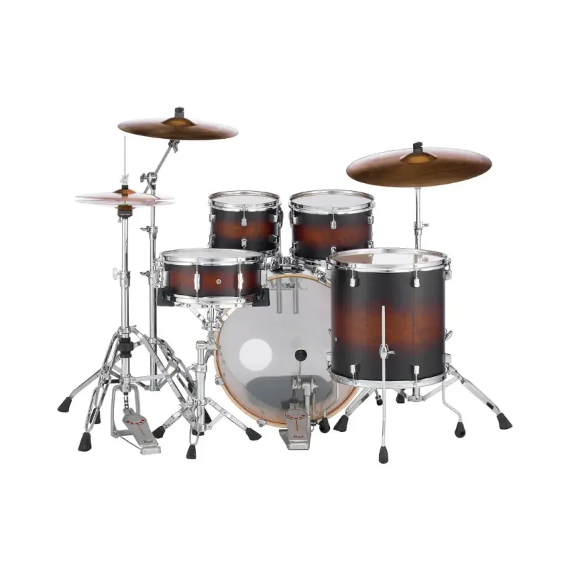 Pearl Decade Maple 5-Piece Shell Pack (Satin Brown Burst Finish) - Image 4