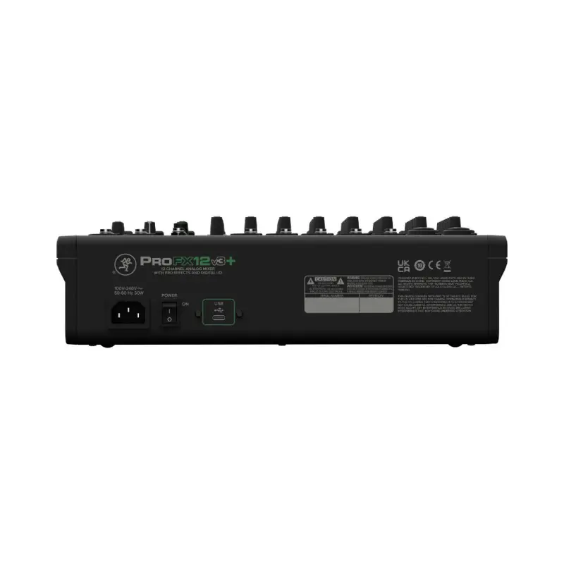 Mackie ProFX12v3+ 12-Channel Analog Mixer with Enhanced FX - Image 5