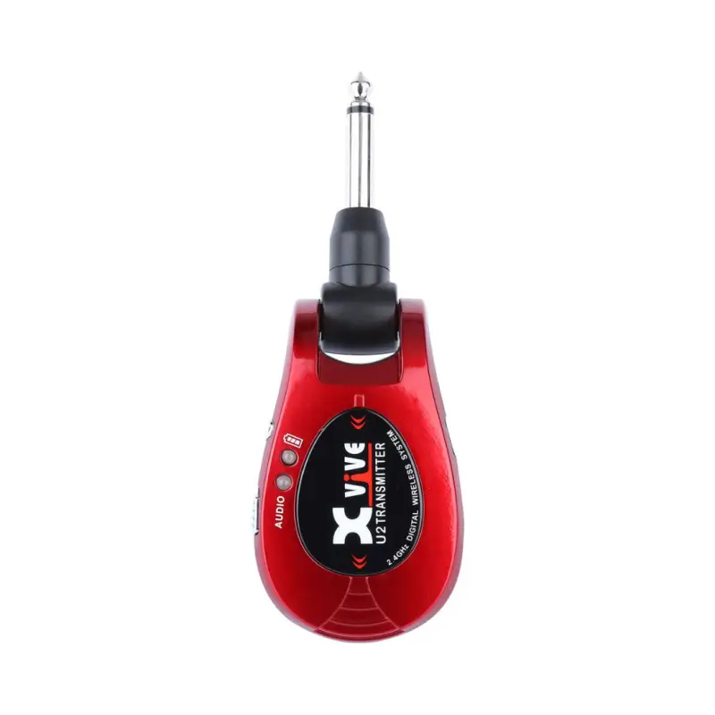 Xvive U2 Digital Wireless Electric Guitar System - (Red) - Image 6