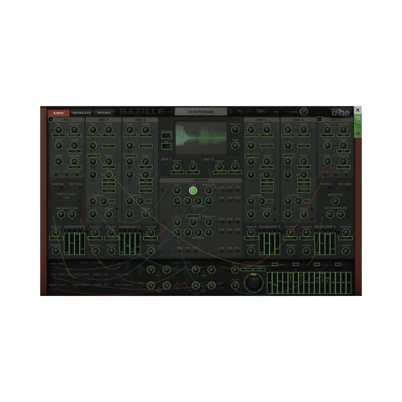 U-he Bazille Digital Modular Synthesizer Plug-in - Digital Delivery - Image 6