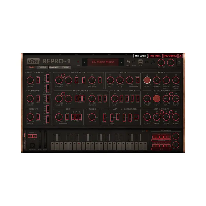 U-he Repro 1 Analog Synthesizer Plug-in - Digital Delivery - Image 6