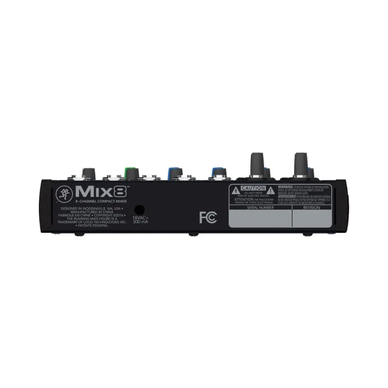 Mackie Mix8 Compact 8 Channel Compact Analog Mixer - Image 6