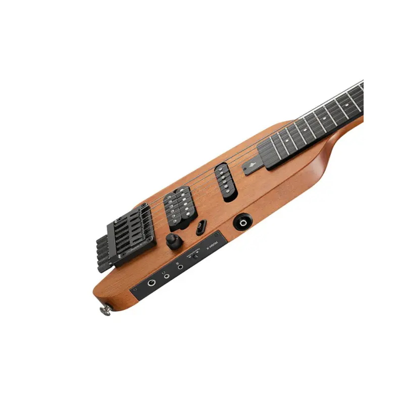 Donner HUSH-X Electric Guitar - (Natural) - Image 7