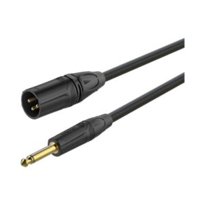 Roxtone - GMXJ250L5 - XLRM to JK Mono 5M Cable Gold