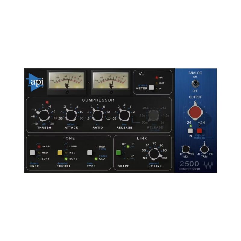 Waves API 2500 Stereo Compressor Plug-in - Digital Delivery