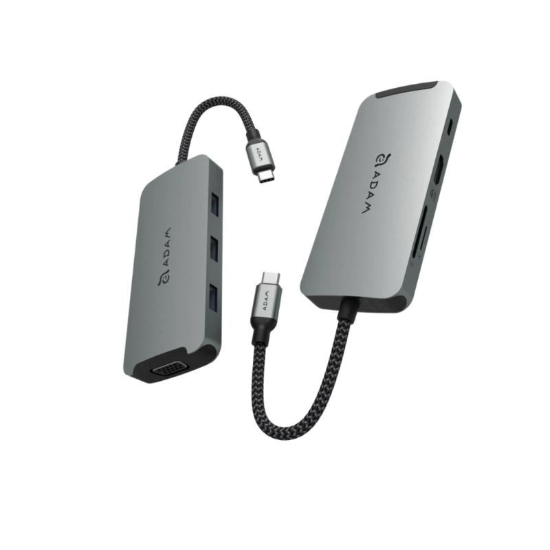Adam Elements CASA Hub A08 USB-C 3.1 8-in-1 Port Hub - (Grey)