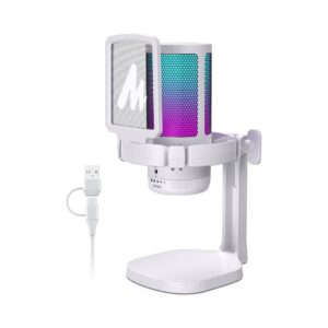 Maono DGM20 GAMERWAVE USB Gaming Microphone - (White)