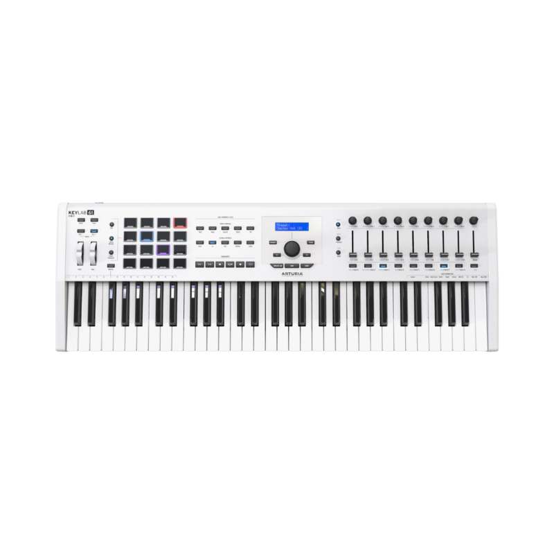 Arturia KeyLab 61 MkII Professional MIDI Controller - (White)