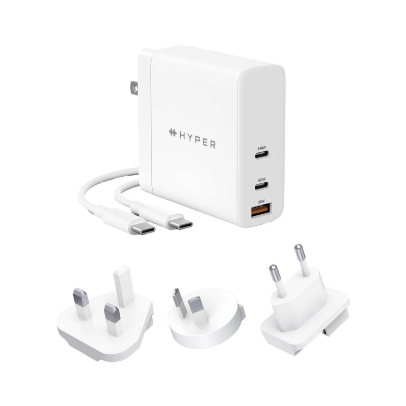 Hyper HyperJuice 140W PD 3.1 USB-C Charger with Adapters - Image 3