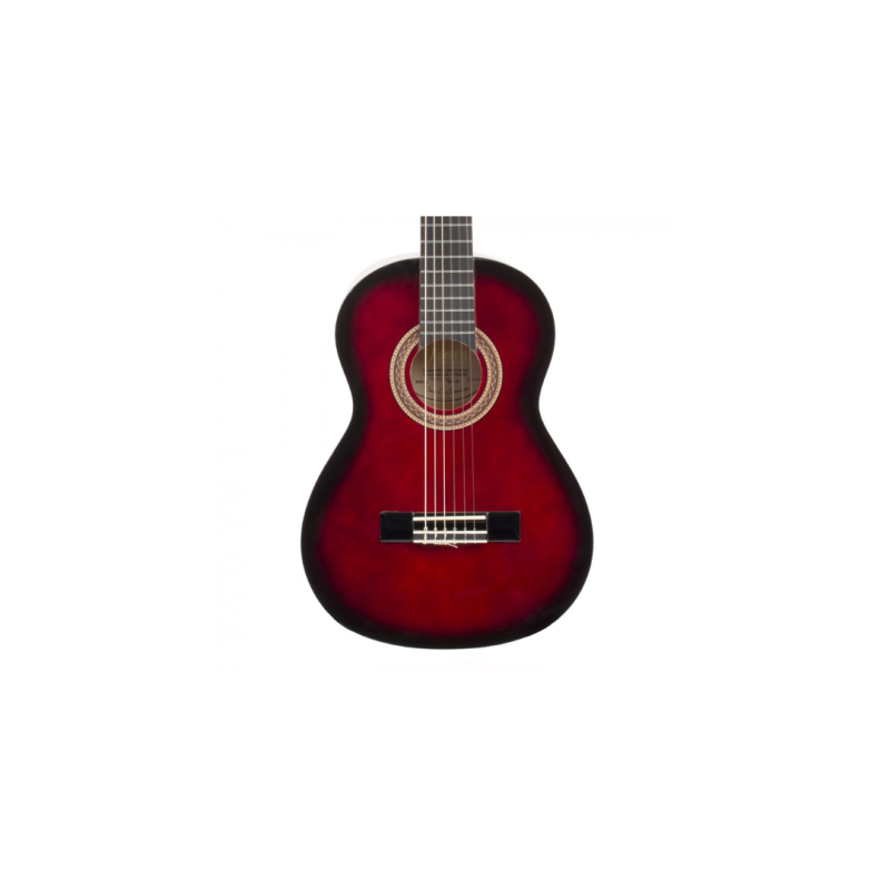 Valencia Classical Guitar 100 Series 1/4 Size (Red) - VC101RDS - Image 3