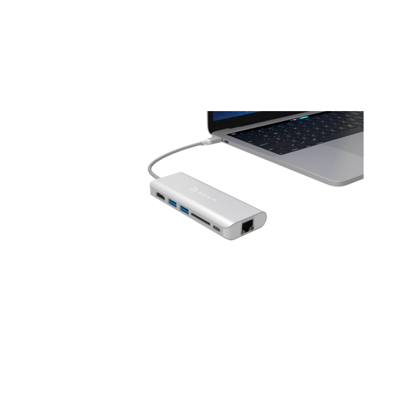Adam Elements CASA Hub A01 USB C 3.1 6 Port Hub - (Silver) - Image 4