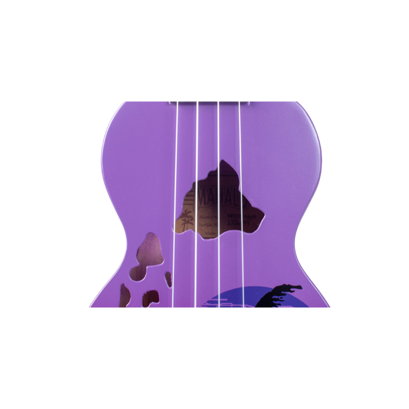 Mahalo Ukulele Designer Series Hawaii Purple Burst - Image 4