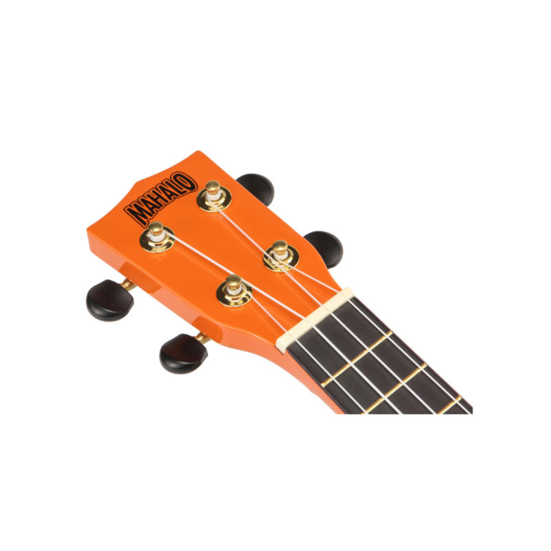 Mahalo Ukulele Rainbow Series Soprano - Orange - Image 4