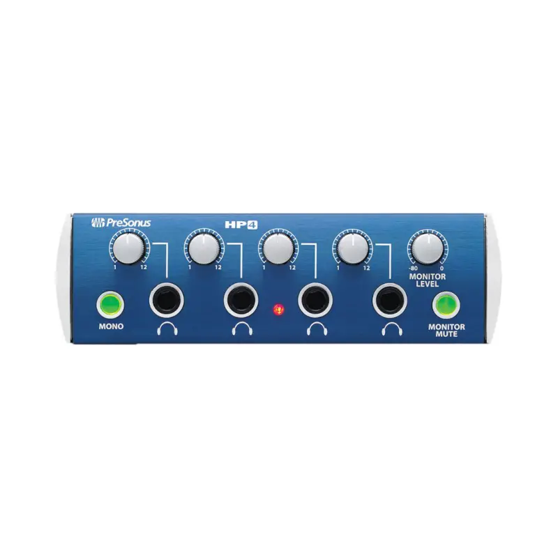 PreSonus HP4 - 4-Channel Headphone Distribution Amplifier