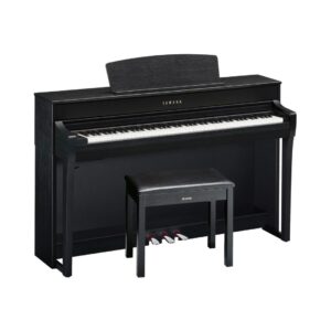 Yamaha Clavinova CLP-745 B Digital Upright Piano With Bench - Black