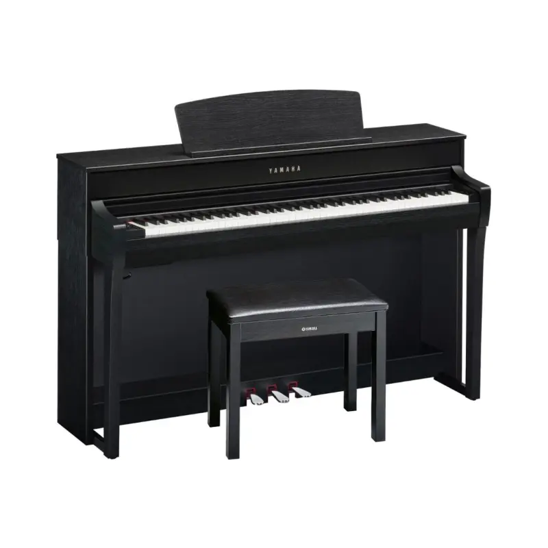 Yamaha Clavinova CLP-745 B Digital Upright Piano With Bench - Black