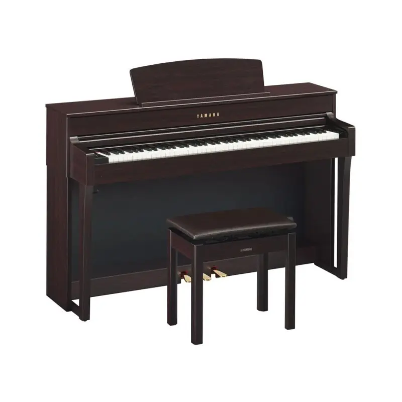 Yamaha Clavinova CLP-745 R Digital Upright Piano With Bench - Rosewood