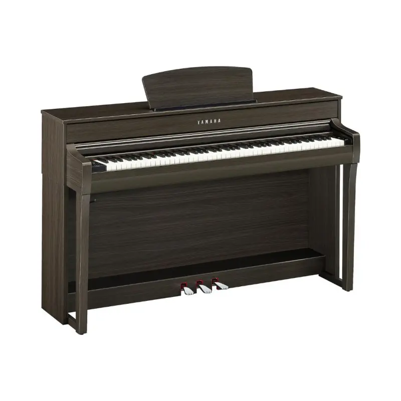 Yamaha Clavinova CLP-735 DW Digital Piano With Bench - Dark Walnut - Image 2