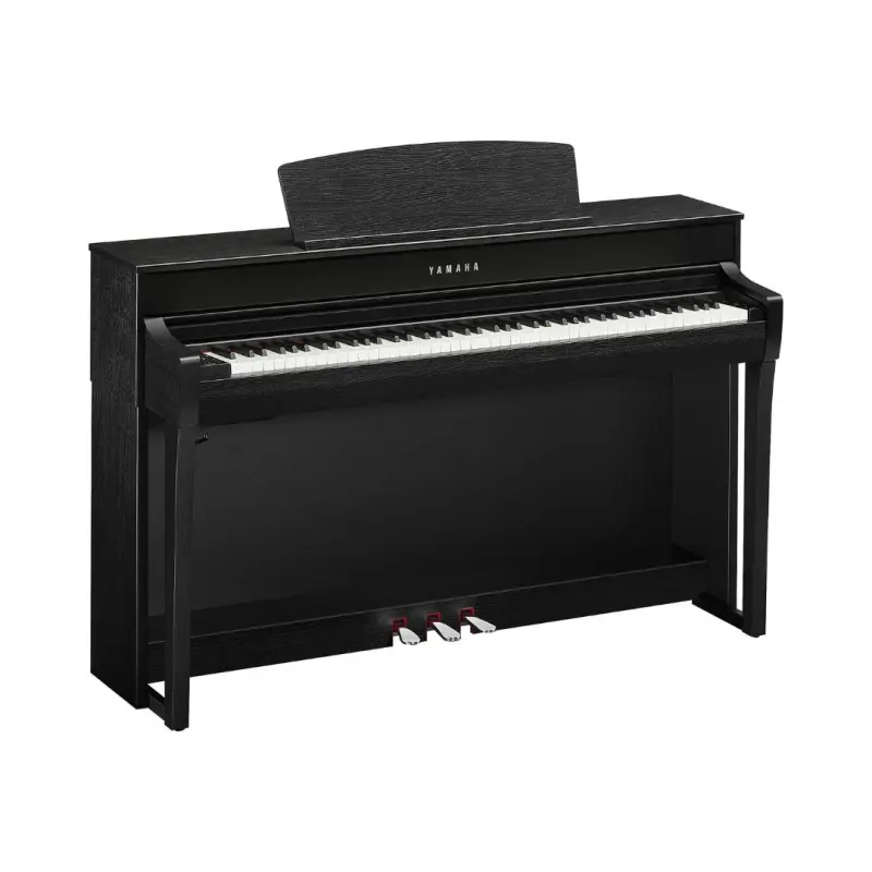 Yamaha Clavinova CLP-745 B Digital Upright Piano With Bench - Black - Image 2